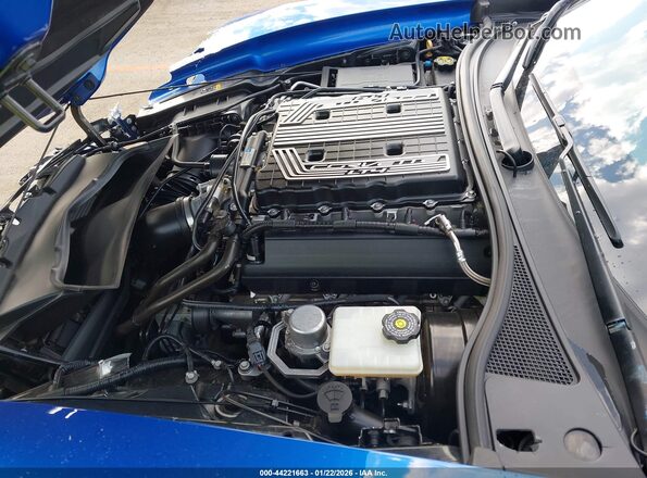 1G1YP2D62K5606598 2019 CHEVROLET CORVETTE Blue Vista trasera