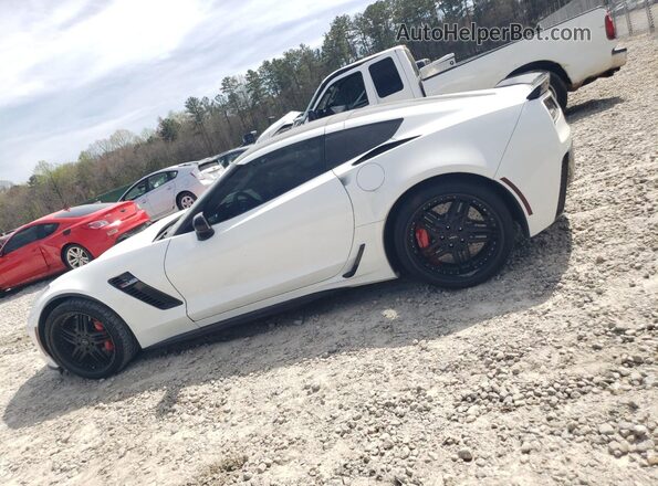 1G1YS2D68J5601662 2018 CHEVROLET CORVETTE White Tył lewy