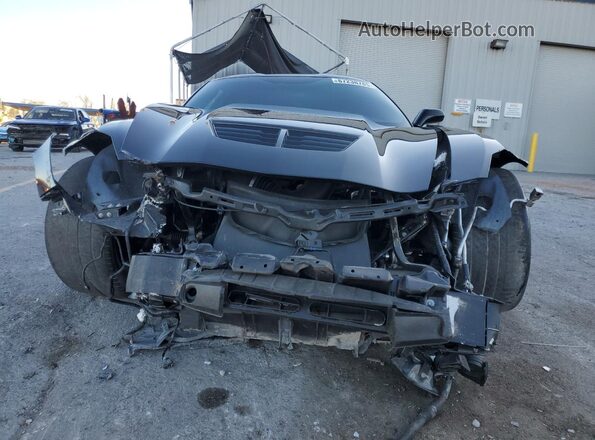 1G1YU2D68K5601723 2019 CHEVROLET CORVETTE Черный Вид спереди
