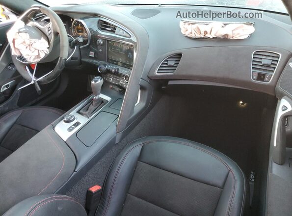 1G1YU2D68K5601723 2019 CHEVROLET CORVETTE Черный Вид панели приборов
