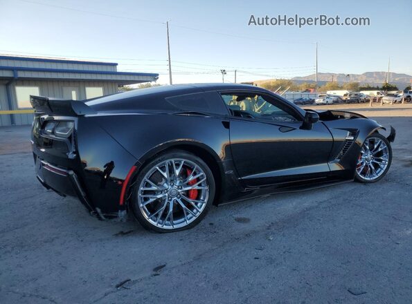 1G1YU2D68K5601723 2019 CHEVROLET CORVETTE Черный Задняя правая четверть