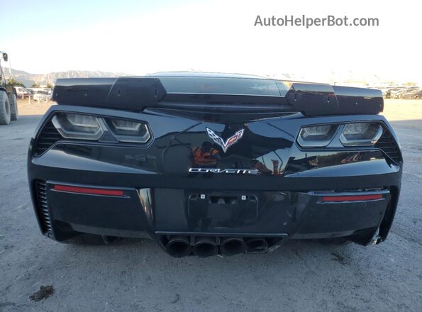 1G1YU2D68K5601723 2019 CHEVROLET CORVETTE Черный Вид сзади