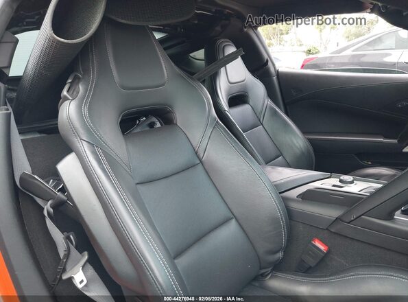 1G1YW2D73K5114030 2019 CHEVROLET CORVETTE Orange Vista de la etiqueta del VIN