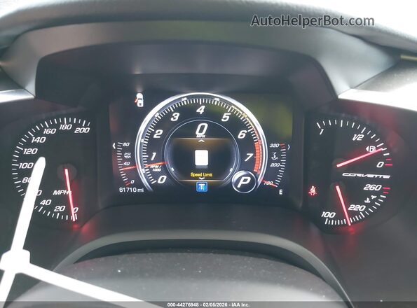 1G1YW2D73K5114030 2019 CHEVROLET CORVETTE Orange Vista de los asientos traseros