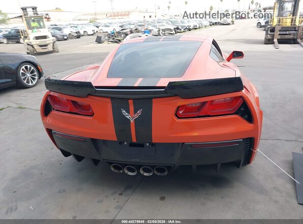 1G1YW2D73K5114030 2019 CHEVROLET CORVETTE Orange 