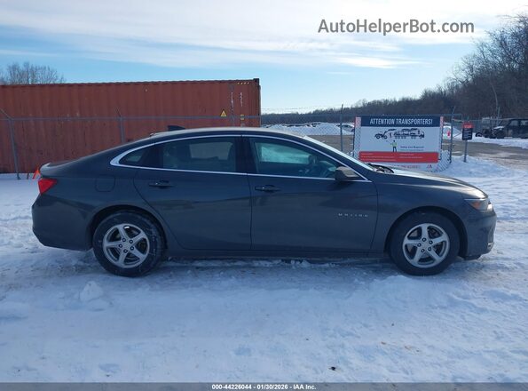 1G1ZB5ST0JF127599 2018 CHEVROLET MALIBU Gray 