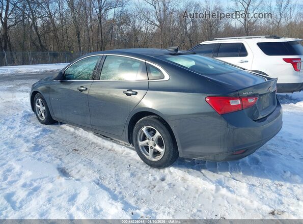 1G1ZB5ST0JF127599 2018 CHEVROLET MALIBU Gray 