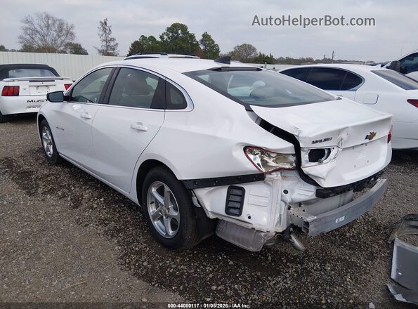 1G1ZB5ST4JF219914 2018 CHEVROLET MALIBU White უკანა მარცხენა