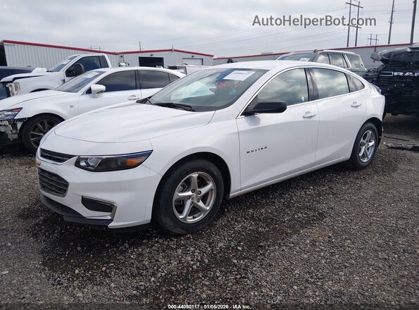 1G1ZB5ST4JF219914 2018 CHEVROLET MALIBU White წინა მარცხენა ხედი სამი მეოთხედიდან