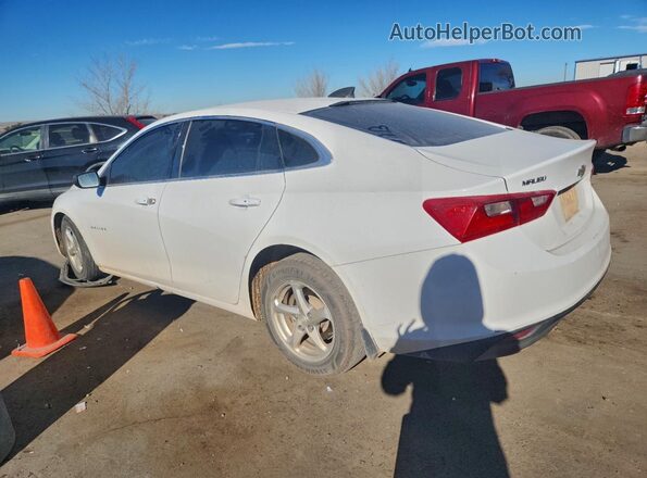 1G1ZB5ST7JF231491 2018 CHEVROLET MALIBU White Tył lewy