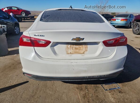 1G1ZB5ST7JF231491 2018 CHEVROLET MALIBU White Widok z tyłu