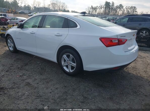 1G1ZC5ST0SF117752 2025 CHEVROLET MALIBU White უკანა მარცხენა