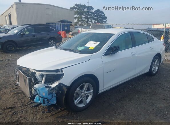 1G1ZC5ST0SF117752 2025 CHEVROLET MALIBU White წინა მარცხენა ხედი სამი მეოთხედიდან