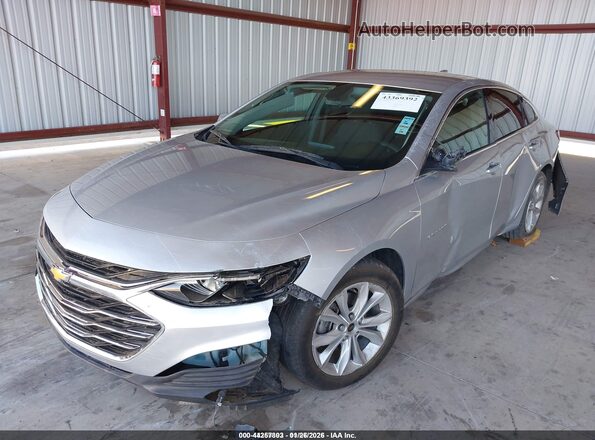 1G1ZD5ST1NF117454 2022 CHEVROLET MALIBU Silver Առջևի ձախ երեք քառորդ տեսարան