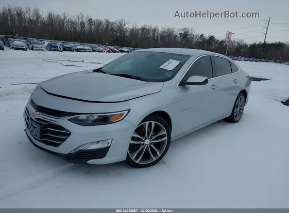 1G1ZD5ST3NF159706 2022 CHEVROLET MALIBU Silver Առջևի ձախ երեք քառորդ տեսարան