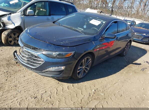 1G1ZD5ST3NF167529 2022 CHEVROLET MALIBU Синий Передняя левая четверть