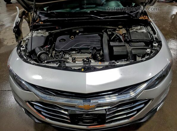 1G1ZD5ST5MF005139 2021 CHEVROLET MALIBU Серебряный Вид задней части салона
