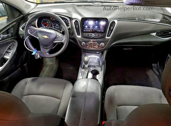 1G1ZD5ST5MF005139 2021 CHEVROLET MALIBU Серебряный Вид панели приборов