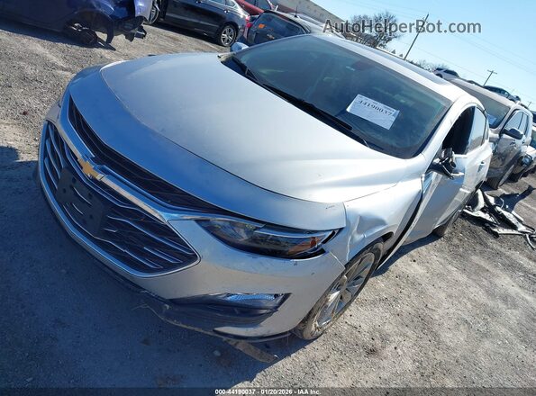 1G1ZD5ST6MF034200 2021 CHEVROLET MALIBU Silver Передня ліва чверть