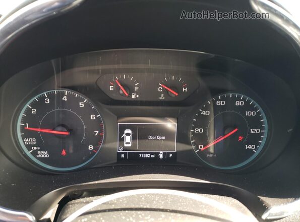 1G1ZD5ST8LF020099 2020 CHEVROLET MALIBU Black Instrument cluster view
