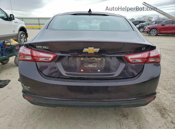 1G1ZD5ST8MF019116 2021 CHEVROLET MALIBU Maroon Rear view