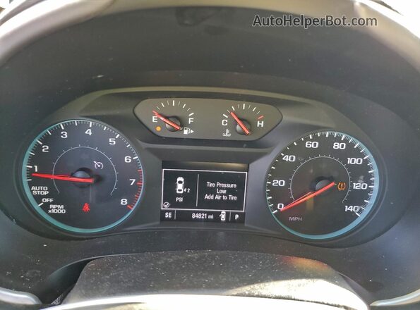 1G1ZD5ST9NF115919 2022 CHEVROLET MALIBU Silver Instrument cluster view