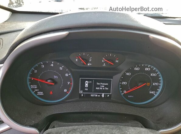 1G1ZD5ST9NF167356 2022 CHEVROLET MALIBU Silver Vista del cuadro de instrumentos