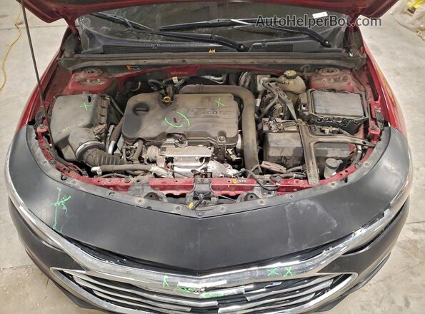 1G1ZG5ST9MF041293 2021 CHEVROLET MALIBU Красный Вид задней части салона
