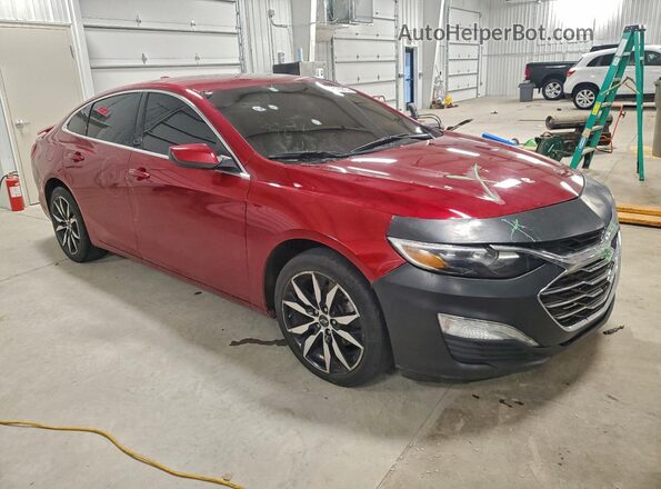 1G1ZG5ST9MF041293 2021 CHEVROLET MALIBU Красный Передняя правая четверть