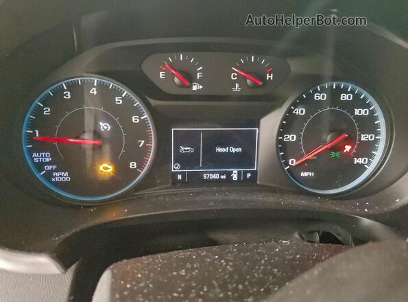 1G1ZG5ST9MF041293 2021 CHEVROLET MALIBU Красный Вид щитка приборов