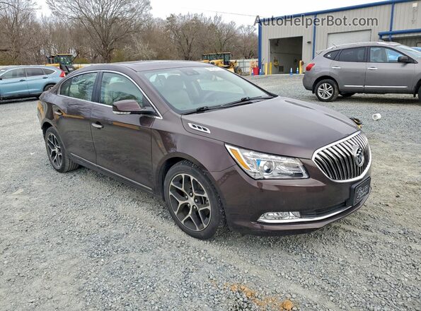 1G4G45G3XGF268704 2016 BUICK LACROSSE Brown Передня права чверть