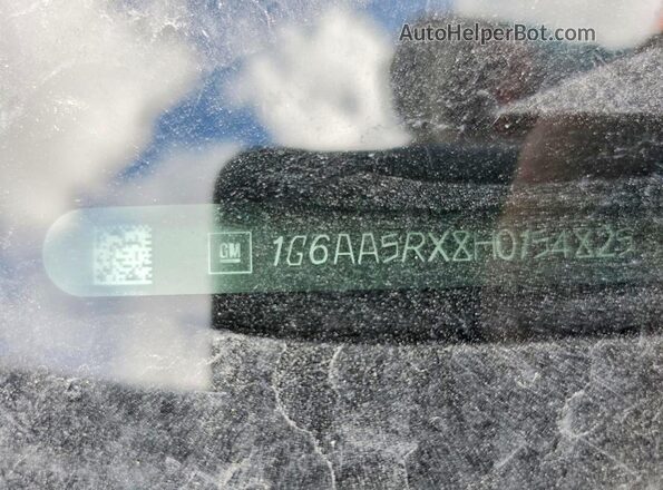 1G6AA5RX8H0154825 2017 CADILLAC ATS Черный Вид подкапотного пространства