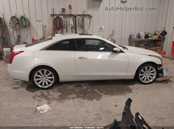 1G6AF1RX8K0118912 2019 CADILLAC ATS White Widok zestawu wskaźników