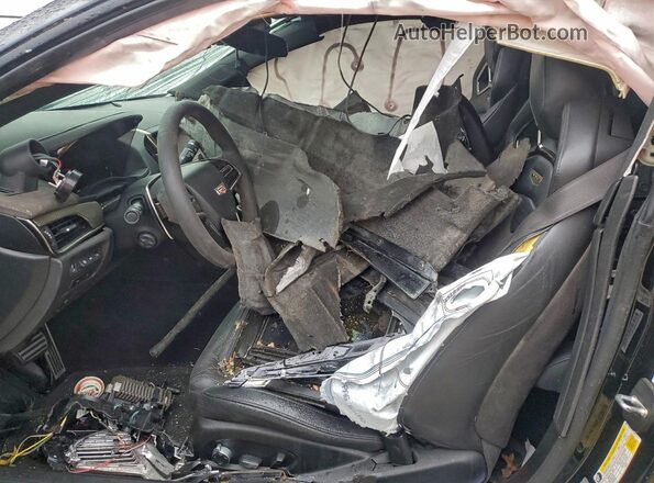 1G6AN1RY1H0121171 2017 CADILLAC ATS-V Black Вид салону спереду