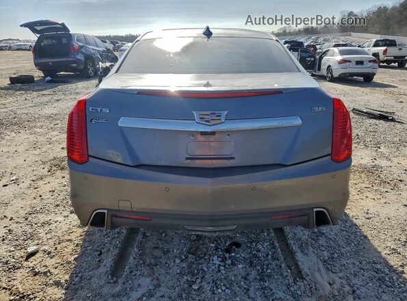 1G6AR5SS9J0107672 2018 CADILLAC CTS Gray Вид ззаду