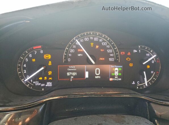 1G6AR5SS9J0107672 2018 CADILLAC CTS Gray Вид щитка приладів