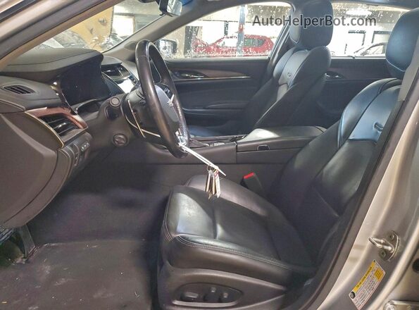 1G6AS5SS1J0174917 2018 CADILLAC CTS Silver Widok wnętrza z przodu