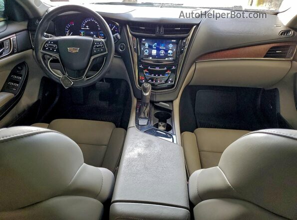 1G6AW5SX4G0107866 2016 CADILLAC CTS Blue Vista del salpicadero