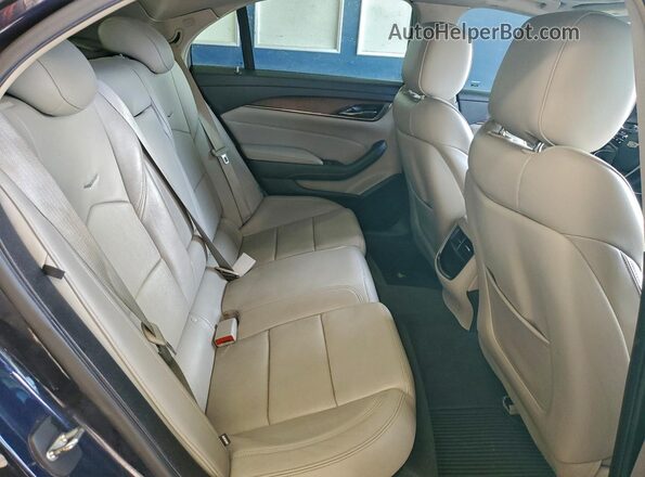 1G6AW5SX4G0107866 2016 CADILLAC CTS Blue Vista de los asientos traseros