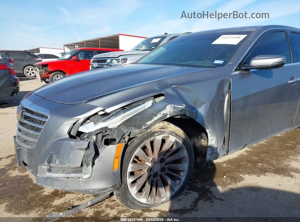 1G6AX5SX2J0169335 2018 CADILLAC CTS Gray Widok z przodu