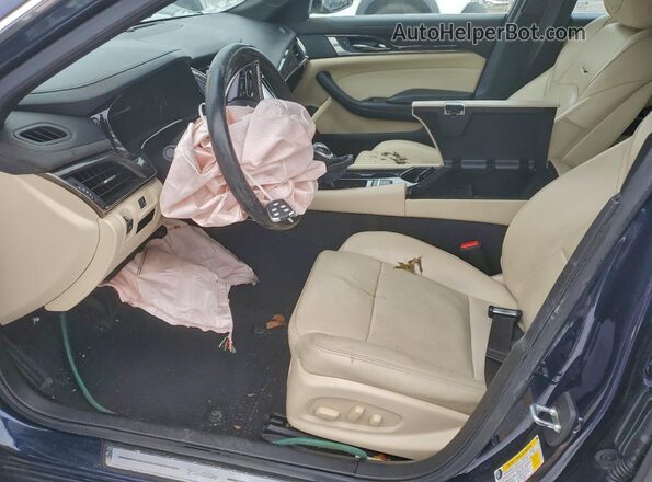 1G6AX5SX2K0100498 2019 CADILLAC CTS Blue Вид салону спереду
