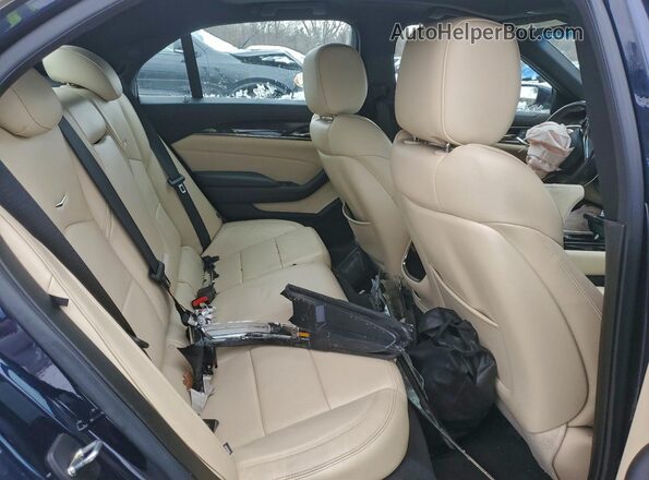 1G6AX5SX2K0100498 2019 CADILLAC CTS Blue Вид задніх сидінь