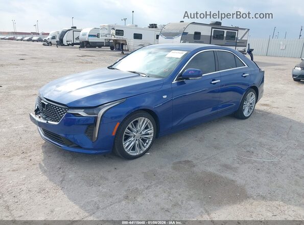 1G6DB5RK8P0106271 2023 CADILLAC CT4 Blue Vista tres cuartos delantera izquierda