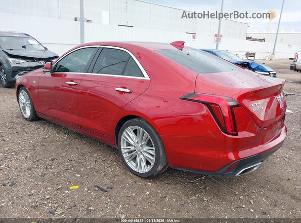 1G6DB5RKXN0124039 2022 CADILLAC CT4 Red უკანა მარცხენა
