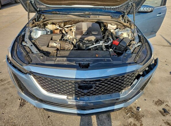 1G6DN5RK0P0122326 2023 CADILLAC CT5 Blue Rear interior view