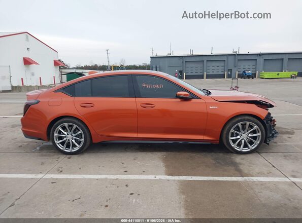 1G6DR5RW8P0146333 2023 CADILLAC CT5 Orange Панорамний вид салону 360°