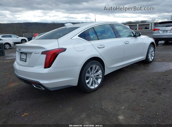 1G6DS5RK7S0104309 2025 CADILLAC CT5 Белый Задняя правая четверть