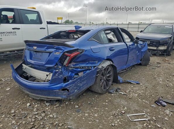 1G6DY5R64P0860902 2023 CADILLAC CT5 Blue Trasero derecho