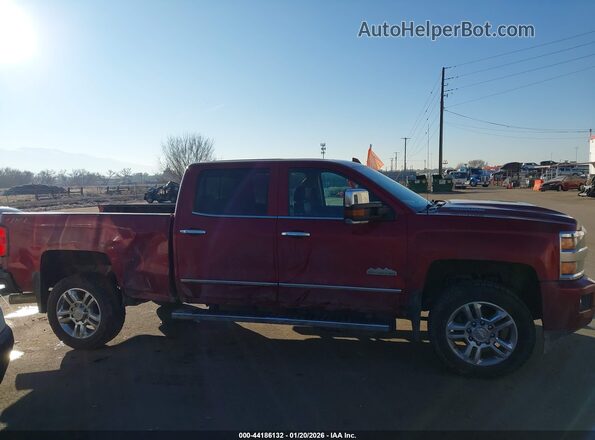 1GC1KUEY6KF142986 2019 CHEVROLET SILVERADO Red Widok wnętrza z tyłu