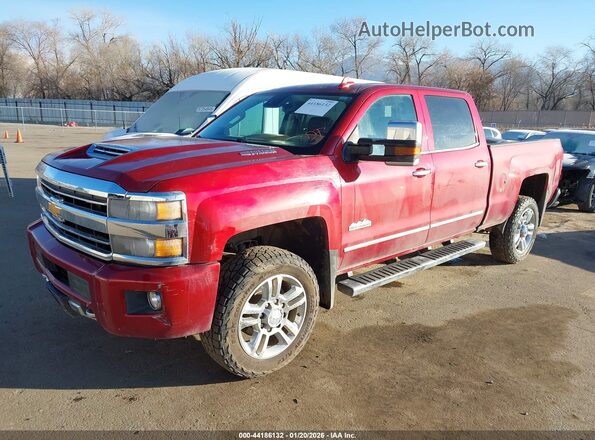 1GC1KUEY6KF142986 2019 CHEVROLET SILVERADO Red Przód lewy